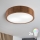Brilagi - LED RGBW regulējama griestu lampa CARVALHO 2xE27/9W/230V 2700-6500K Wi-Fi ozola Ø 37,5 cm