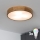 Brilagi - LED RGBW regulējama griestu lampa CARVALHO 3xE27/9W/230V 2700-6500K Wi-Fi, ozols Ø 47,5 cm