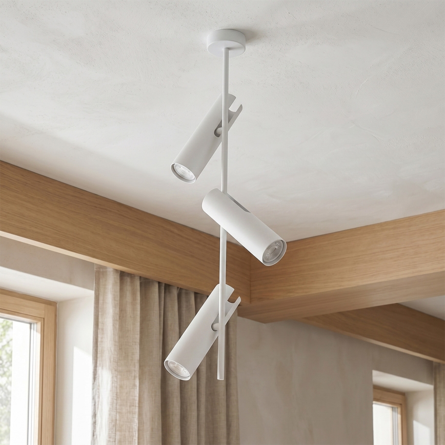 BRILAGI - LED RGBW regulējamā lustra uz kāta BRANCH 3xGU10/6,5W/230V 2700-6500K balta