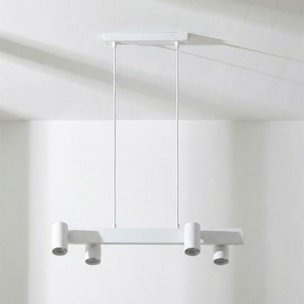 BRILAGI - LED RGBW dimmējama lustra uz troses SELE 4xGU10/6,5W/230V 2700-6500K balta