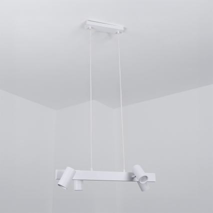 BRILAGI - LED RGBW dimmējama lustra uz troses SELE 4xGU10/6,5W/230V 2700-6500K balta