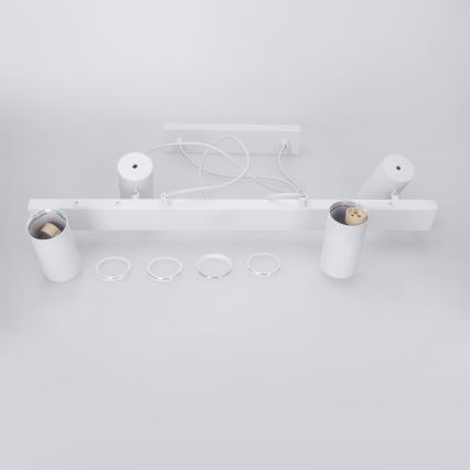 BRILAGI - LED RGBW dimmējama lustra uz troses SELE 4xGU10/6,5W/230V 2700-6500K balta