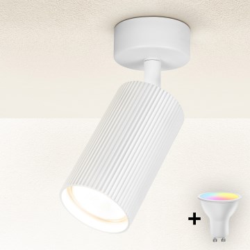 Brilagi - LED RGBW regulējams punktgaismeklis SELE MODERN 1xGU10/6,5W/230V 2700-6500K Wi-Fi balts