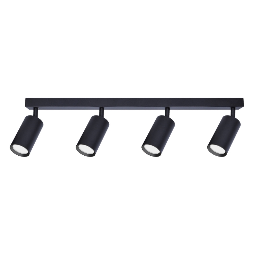 Brilagi - LED RGBW ar regulējamu spilgtumu virziena gaismeklis SELE 4xGU10/4,8W/230V 3000K melns + tālvadības pults