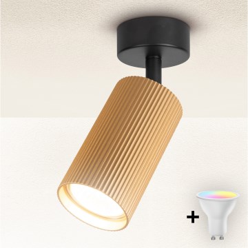 Brilagi - LED RGBW Regulējams spota tipa gaismeklis SELE MODERN 1xGU10/6,5W/230V 2700-6500K Wi-Fi zelta