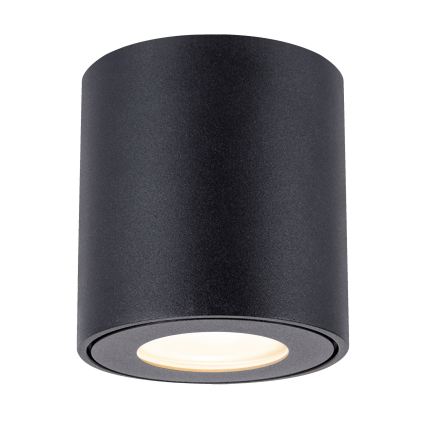 Brilagi - LED RGBW ar regulējamu krāsu un spilgtumu vannas istabas gaismeklis MIA 1xGU10/4,8W/230V 3000K 84x80 mm melns IP54 + tālvadības pults