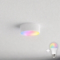 BRILAGI - LED RGBW Regulējams vannas istabas griestu lukturis CLARE 1xE27/12W/230V 2700-6500K Ø 20 cm IP54 balts