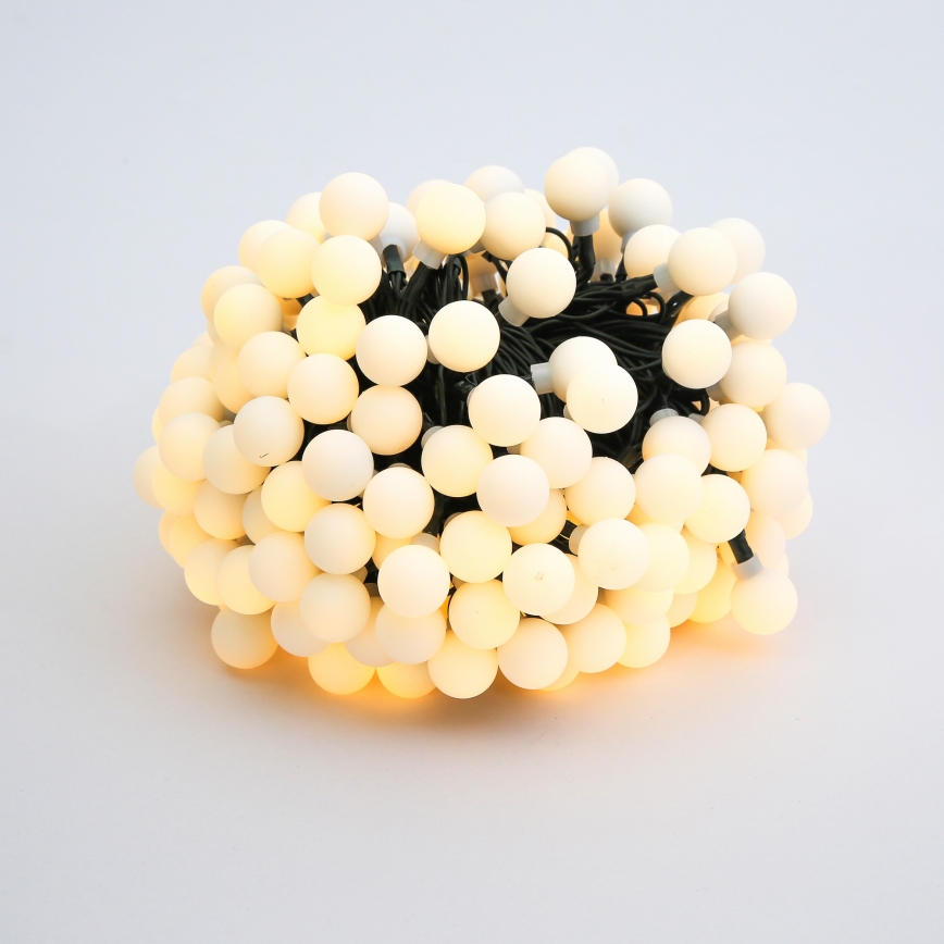 Brilagi - LED Saules enerģijas dekoratīva virtene BUBBLE 200xLED/8 funkcijas 20m IP65 silti balta