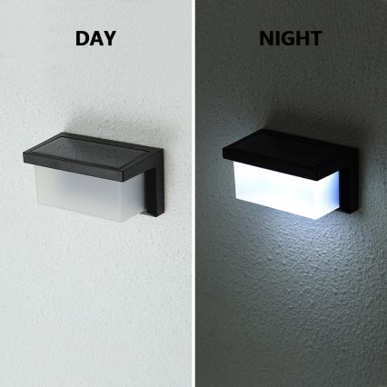 Brilagi - LED Saules enerģijas sienas lampa ar sensoru BRICK LED/12W/5,5V 1200 mAh IP65