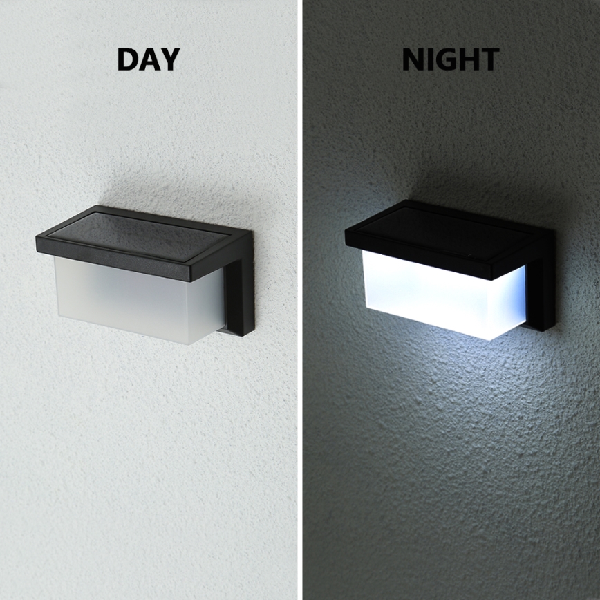 Brilagi - LED Saules enerģijas sienas lampa ar sensoru BRICK LED/12W/5,5V 1200 mAh IP65
