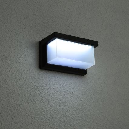 Brilagi - LED Saules enerģijas sienas lampa ar sensoru BRICK LED/12W/5,5V 1200 mAh IP65