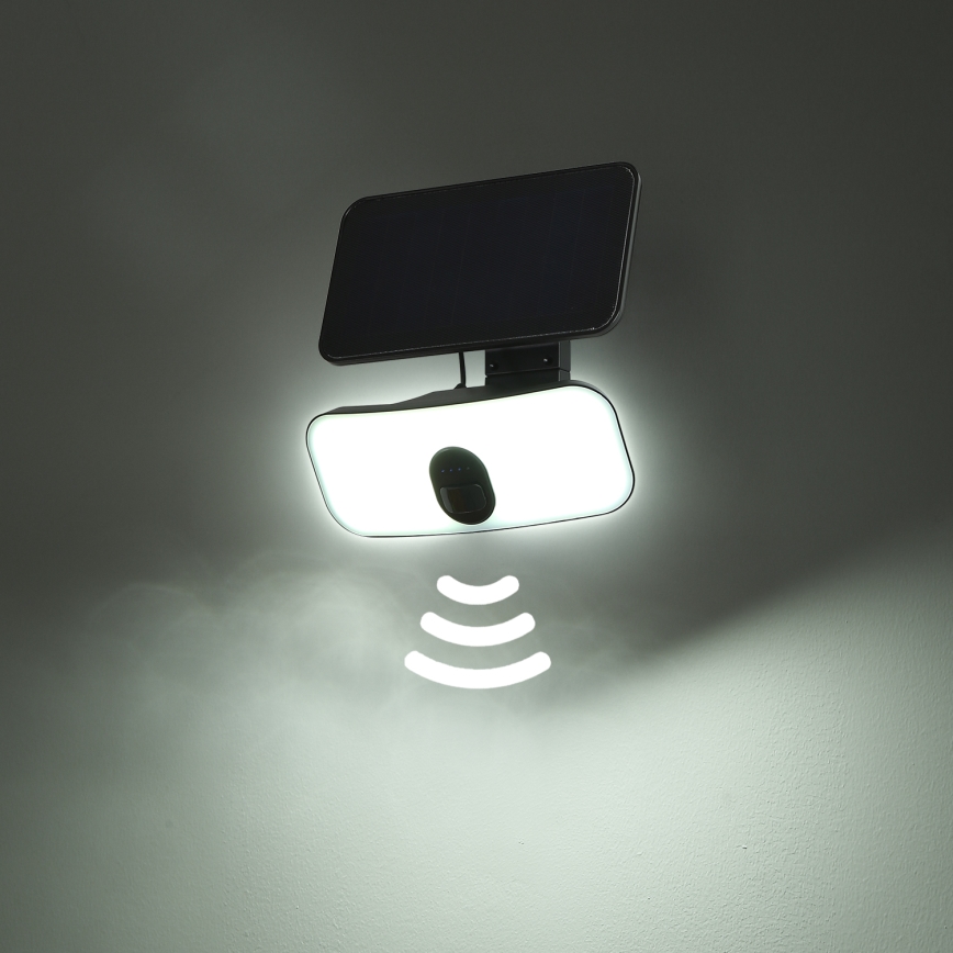 Brilagi - LED Saules enerģijas sienas lampa ar sensoru ROOF LED/13W/5V IP65