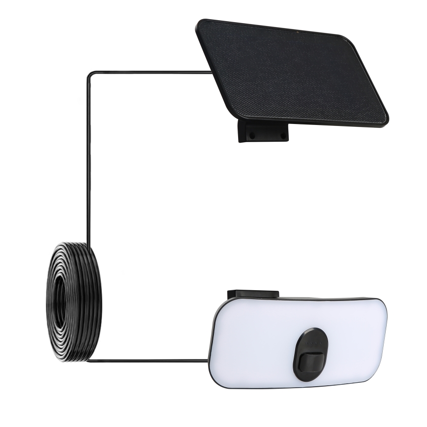 Brilagi - LED Saules enerģijas sienas lampa ar sensoru ROOF LED/13W/5V IP65