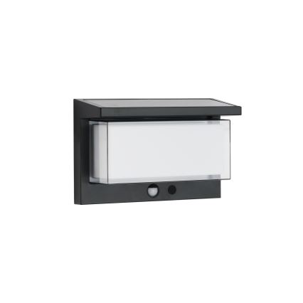 Brilagi - LED Saules enerģijas sienas lampa ar sensoru SAULE LUME LED/10W/3,7V 4000 mAh IP44