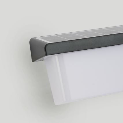 Brilagi - LED Saules enerģijas sienas lampa ar sensoru SAULE RAY LED/6W/3,7V 2200 mAh IP44