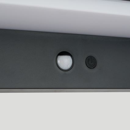 Brilagi - LED Saules enerģijas sienas lampa ar sensoru SAULE SENSE LED/10W/3,7V 4000 mAh IP44