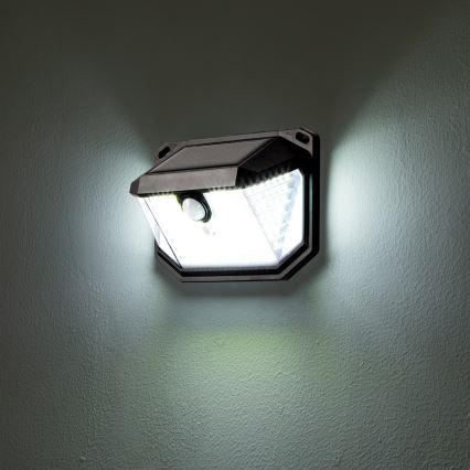Brilagi - LED Saules enerģijas sienas lampa ar sensoru WALLIE LED/4W/5,5V 1200mAh 6500K IP65