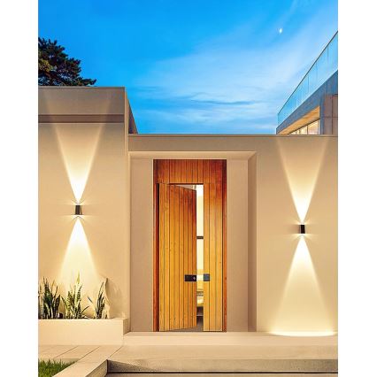 Brilagi - LED Saules enerģijas sienas lampa PYRAMID LED/2W/3,2V 1300 mAh IP54