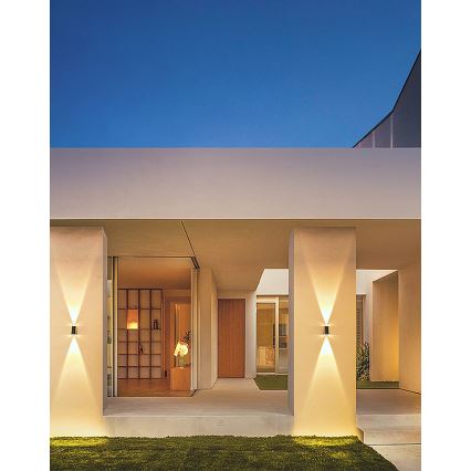 Brilagi - LED Saules enerģijas sienas lampa PYRAMID LED/2W/3,2V 1300 mAh IP54