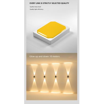 Brilagi - LED Saules enerģijas sienas lampa PYRAMID LED/2W/3,2V 1300 mAh IP54