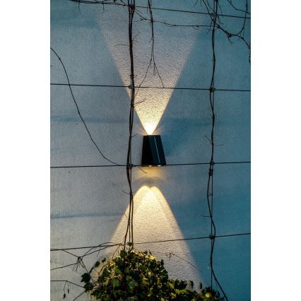 Brilagi - LED Saules enerģijas sienas lampa PYRAMID LED/2W/3,2V 1300 mAh IP54