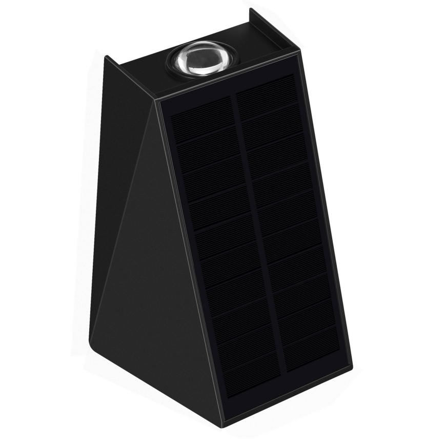 Brilagi - LED Saules enerģijas sienas lampa PYRAMID LED/2W/3,2V 1300 mAh IP54