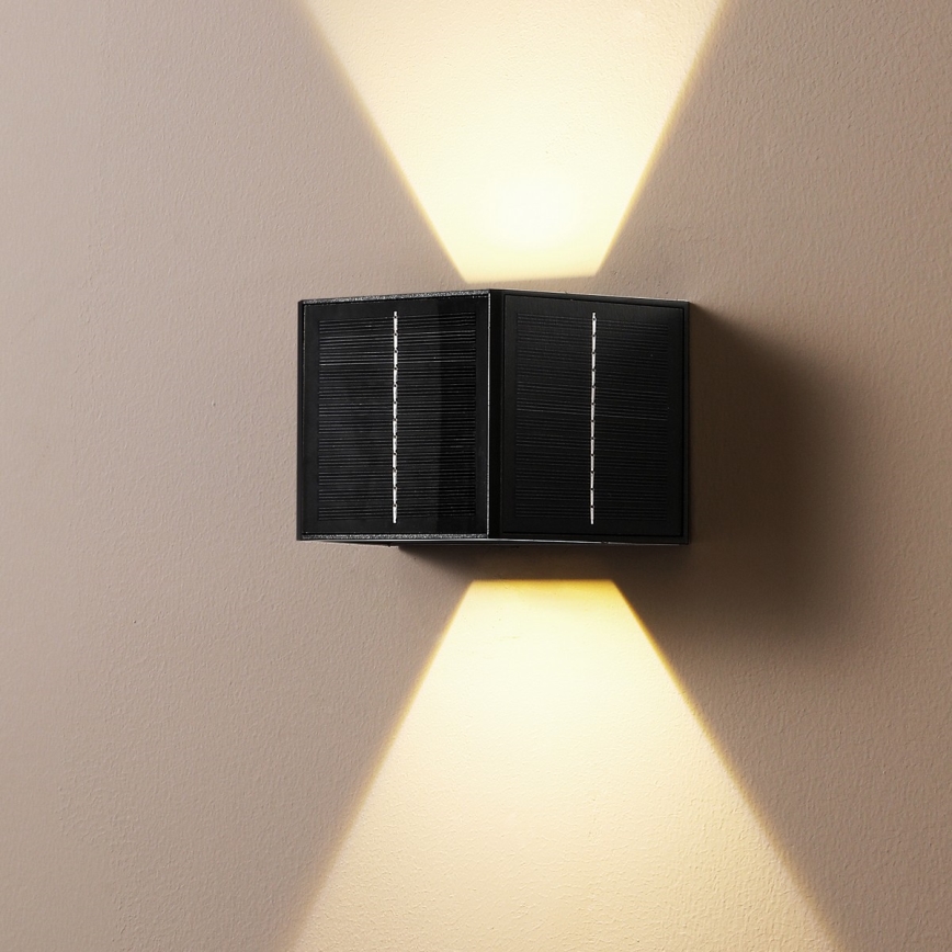 Brilagi - LED Saules enerģijas sienas lampa SOLAR CUBE LED/2W/3,2V 1300 mAh IP54