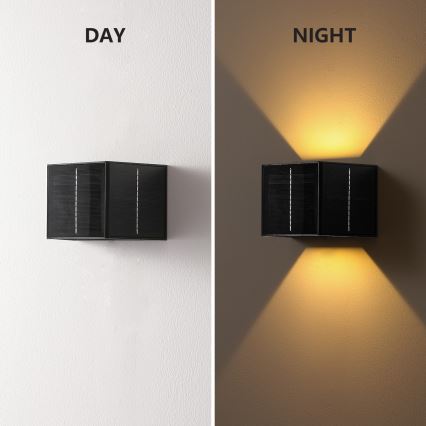 Brilagi - LED Saules enerģijas sienas lampa SOLAR CUBE LED/2W/3,2V 1300 mAh IP54