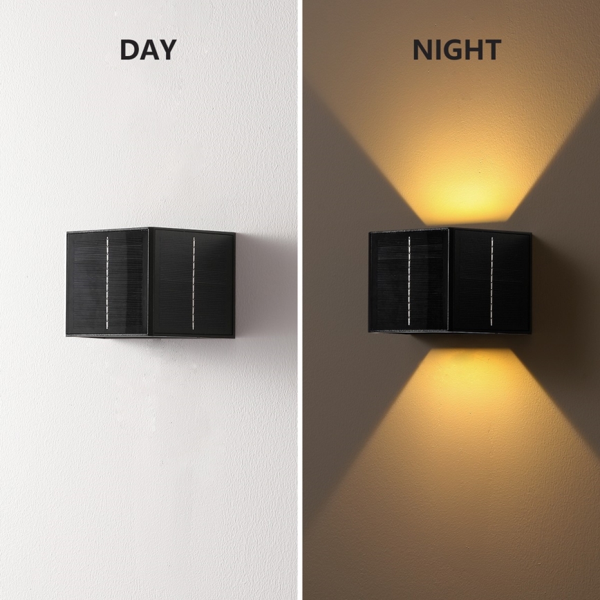 Brilagi - LED Saules enerģijas sienas lampa SOLAR CUBE LED/2W/3,2V 1300 mAh IP54