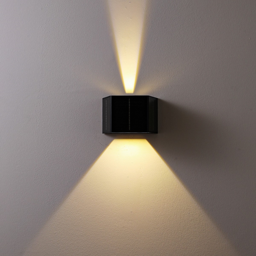 Brilagi - LED Saules enerģijas sienas lampa SOLAR CUBE LED/2W/3,2V 1300 mAh IP54