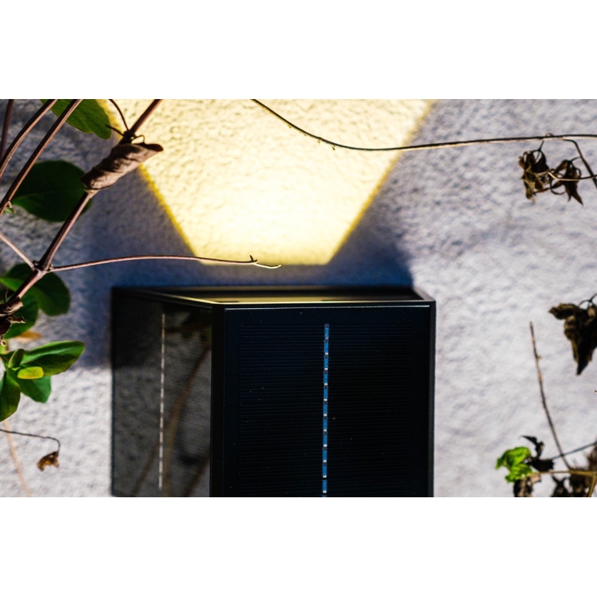 Brilagi - LED Saules enerģijas sienas lampa SOLAR CUBE LED/2W/3,2V 1300 mAh IP54