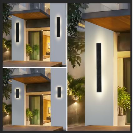 Brilagi - LED dimmējams saules sienas gaismeklis SUN LED/4W/3,7V 60 cm 4000 mAh IP44