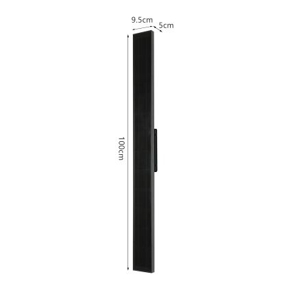 Brilagi - LED aptumšojams saules sienas gaismeklis SUN LED/5,5W/230V 100 cm 6000 mAh IP44