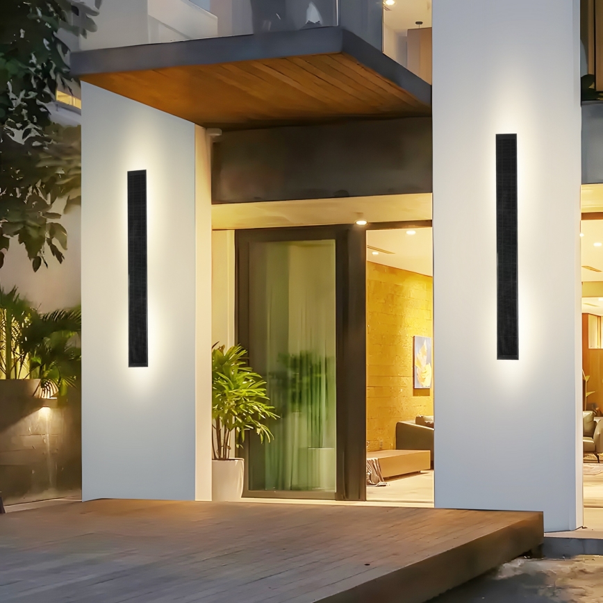 BRILAGI - LED ar regulējamu spilgtumu saules sienas gaismeklis SUN LED/5,5W/3,7V 100 cm 6000 mAh IP44