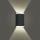 Brilagi - LED Saules sienas lampa SUN GUARD LED/2W/3,7V 2000 mAh IP45