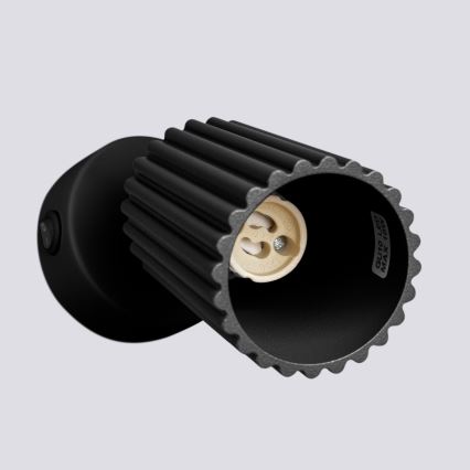 Brilagi - LED sienas akcenta gaismeklis CRESTO 1xGU10/10W/230V melns