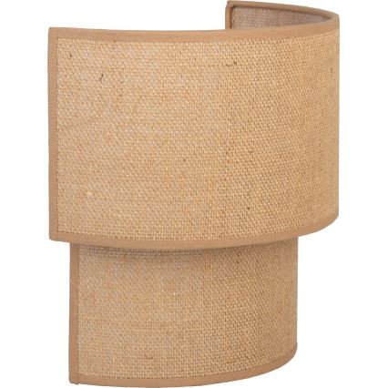 Brilagi - LED sienas gaismeklis BOHO ECO 1xE27/10W/230V bēšs