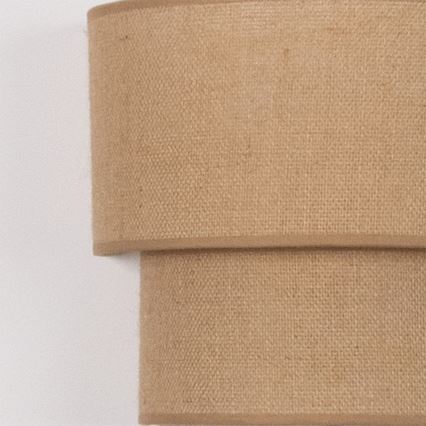 Brilagi - LED sienas gaismeklis BOHO ECO 1xE27/10W/230V bēšs
