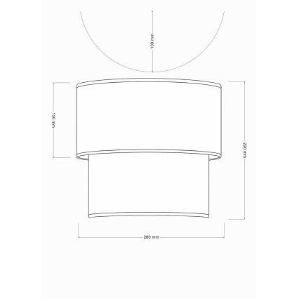 Brilagi - LED sienas gaismeklis BOHO ECO 1xE27/10W/230V bēšs