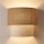 Brilagi - LED sienas gaismeklis BOHO ECO 1xE27/10W/230V bēšs/krēmkrāsains