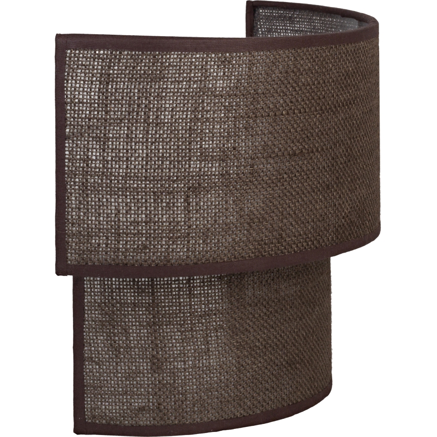 Brilagi - LED sienas gaismeklis BOHO ECO 1xE27/10W/230V brūns