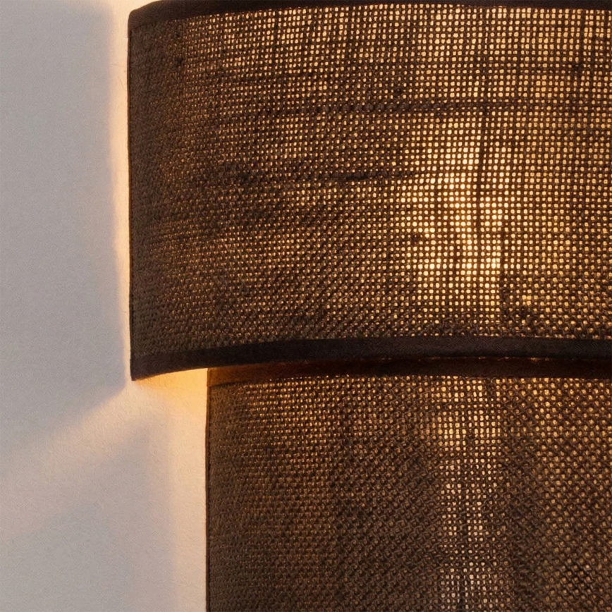 Brilagi - LED sienas gaismeklis BOHO ECO 1xE27/10W/230V brūns