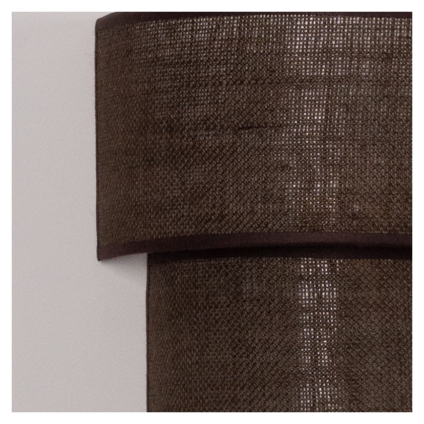 Brilagi - LED sienas gaismeklis BOHO ECO 1xE27/10W/230V brūns