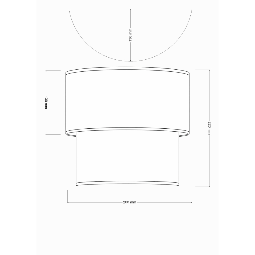 Brilagi - LED sienas gaismeklis BOHO ECO 1xE27/10W/230V brūns/krēmkrāsains