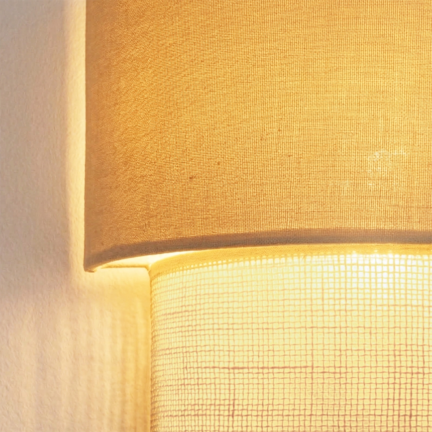 Brilagi - LED sienas gaismeklis BOHO ECO 1xE27/10W/230V krēmkrāsains