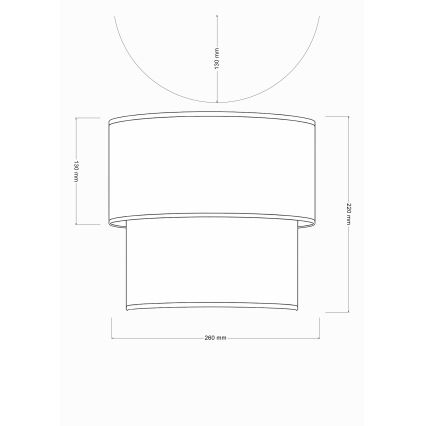 Brilagi - LED sienas gaismeklis BOHO ECO 1xE27/10W/230V krēmkrāsains