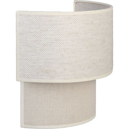 Brilagi - LED sienas gaismeklis BOHO ECO 1xE27/10W/230V krēmkrāsains