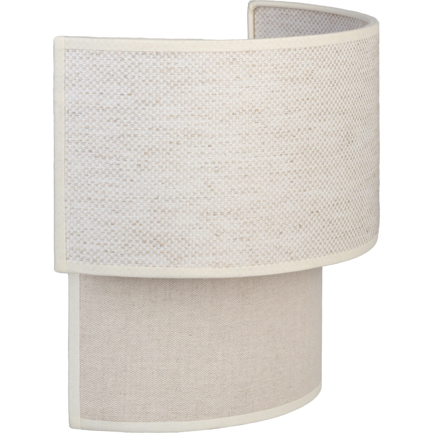Brilagi - LED sienas gaismeklis BOHO ECO 1xE27/10W/230V krēmkrāsains