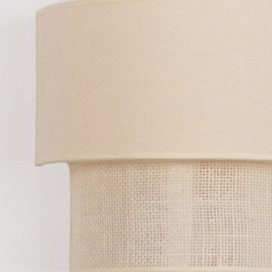 Brilagi - LED sienas gaismeklis BOHO ECO 1xE27/10W/230V krēmkrāsains