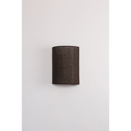 Brilagi - LED sienas gaismeklis BOHO STYLE 1xE27/15W/230V, brūns